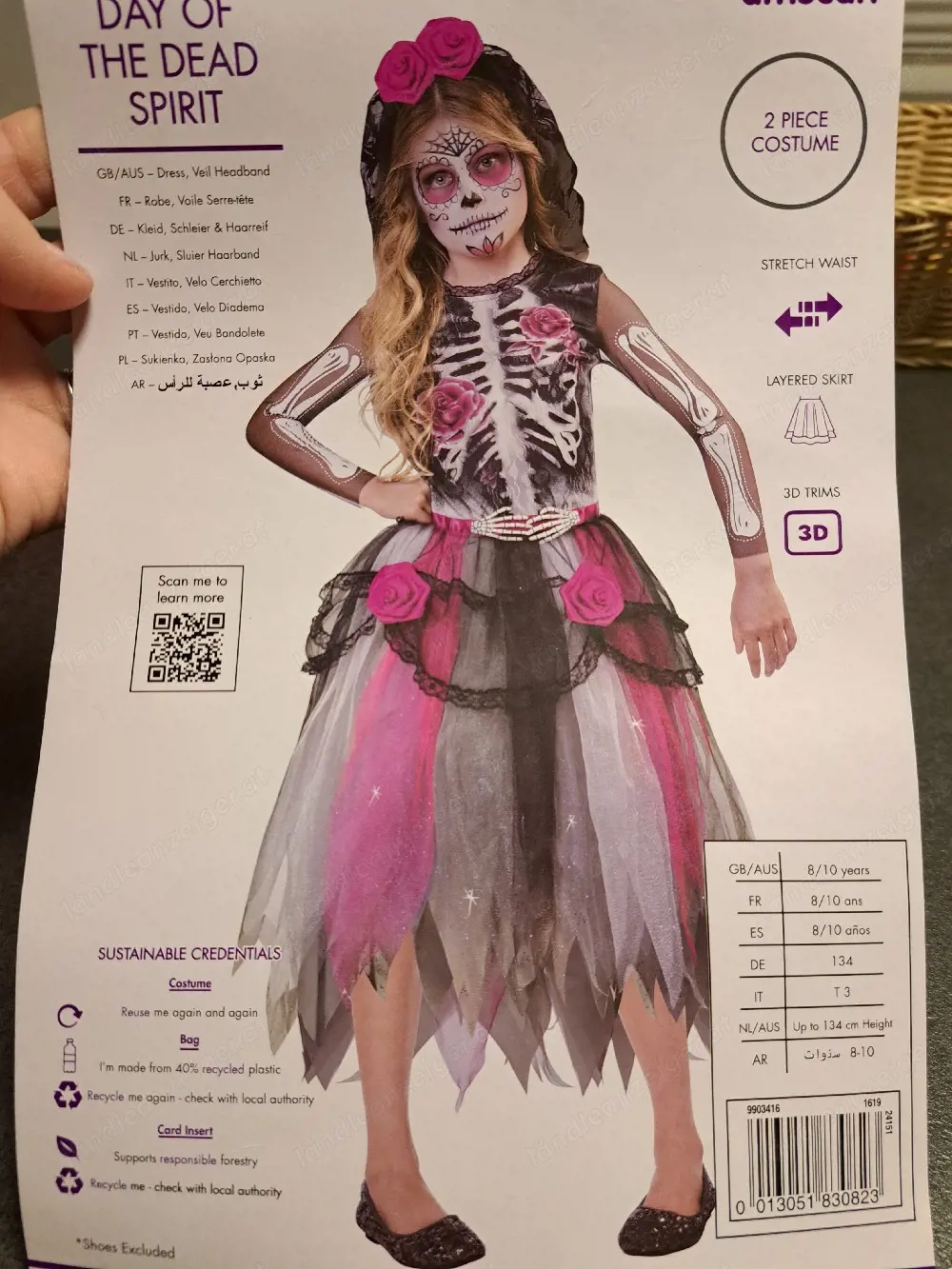 Faschingskostüm Gr 134