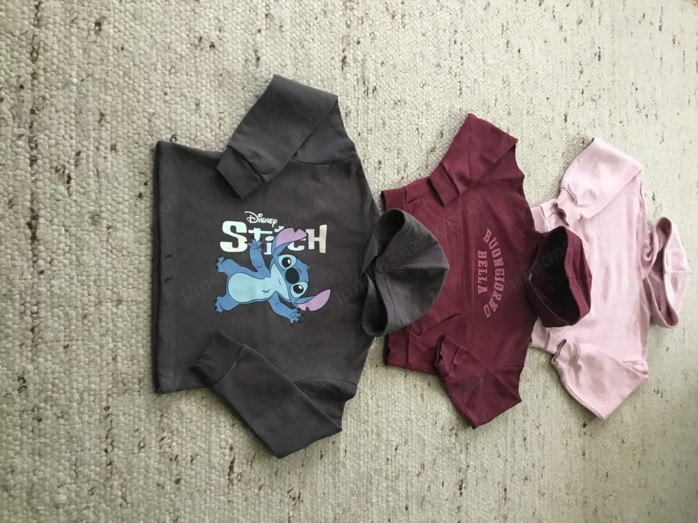3 tolle KapuzenSweater im Paket Gr. 134 140, 140, super Zustand!