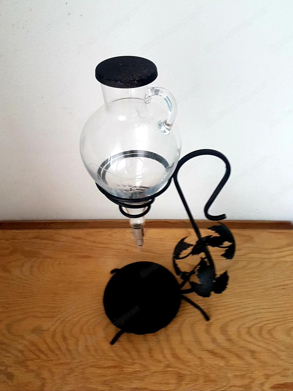 Vintage Weinheber   Dekanter   Schmiedeeisen