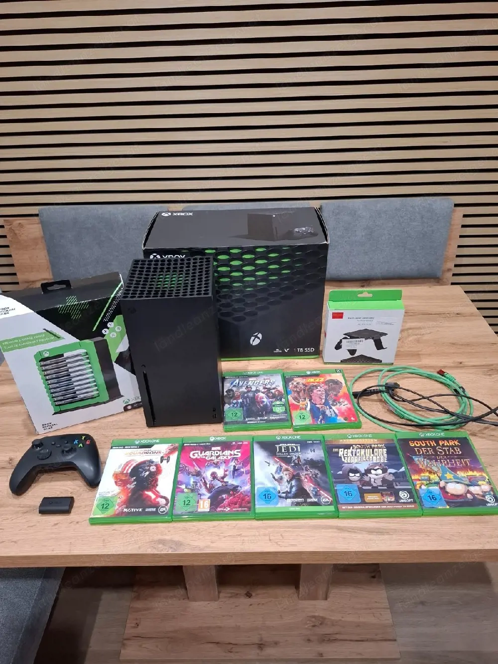 Microsoft Xbox Series X 1TB konsole - mit 7 Spiele und Zübehörpaket 