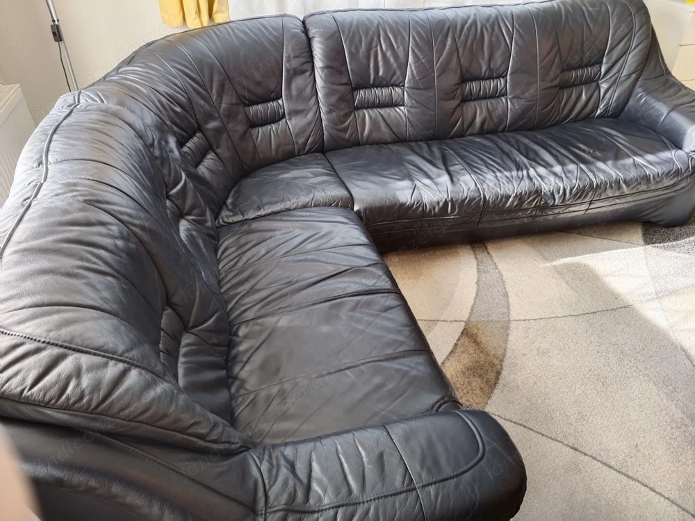 Leder-Wohnlandschaft