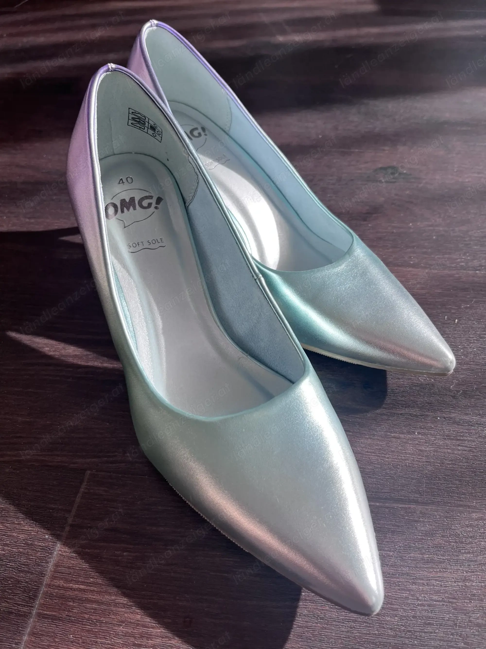 Dein perfekter Tanz Schuh | Meerjungfrau farbene Pumps Gr. 40