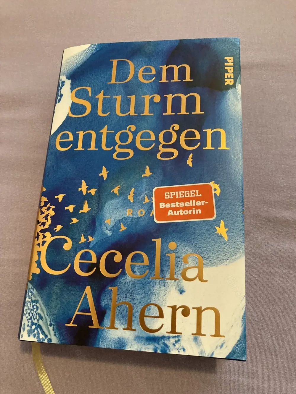 Verkaufe Buch "Dem Sturm entgegen" von Cecila Ahern 
