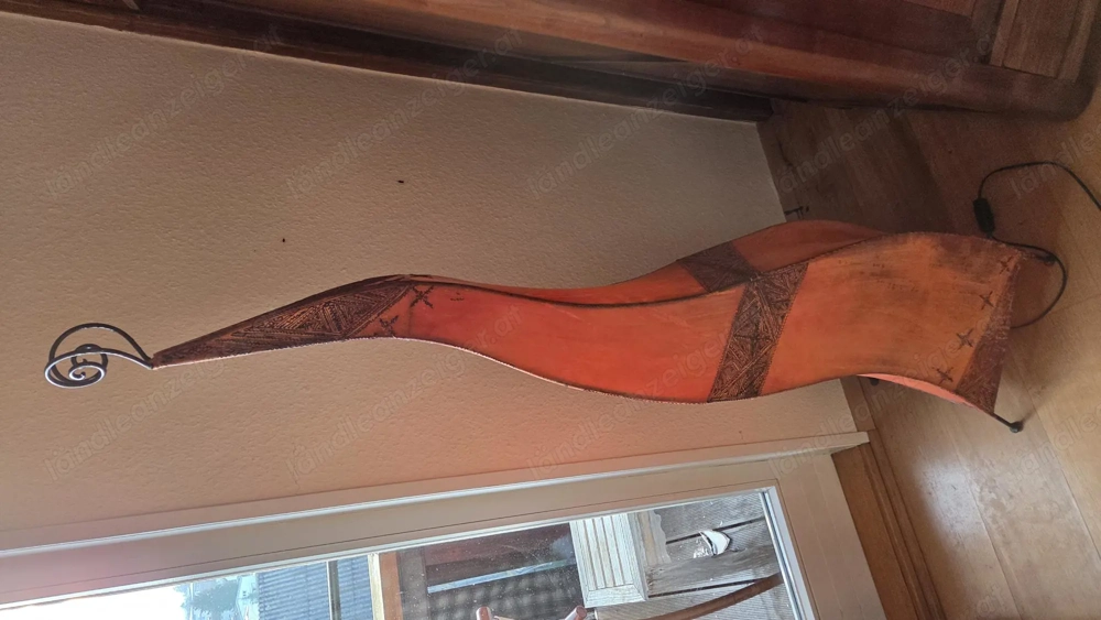 Orientalische Stehlampe Marrakesch orange