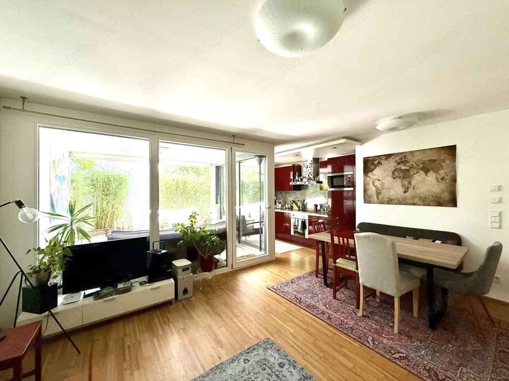 PRIVATVERAUF: Zentrale Zwei-Zimmer-Wohnung mit Garten in Dornbirn  