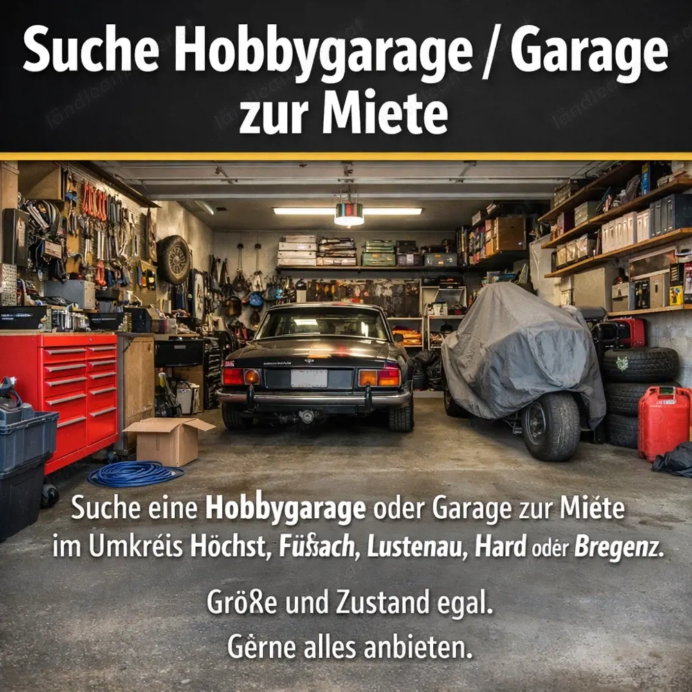 Suche Hobbygarage   Garage zur Miete