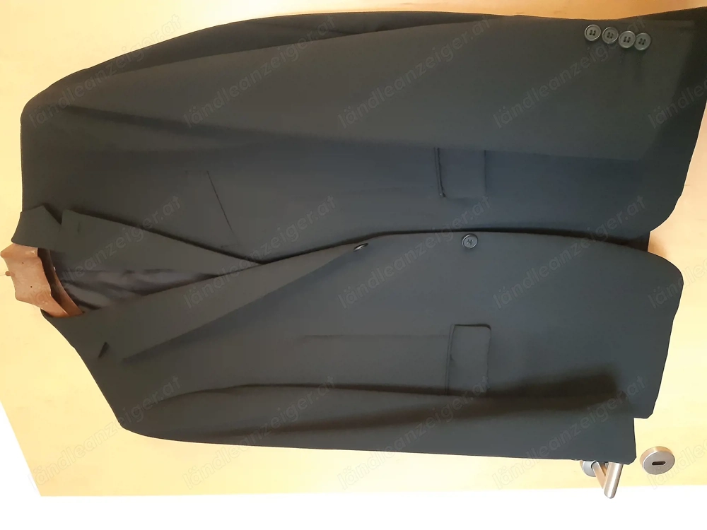 Herrenanzug schwarz Gr. 54