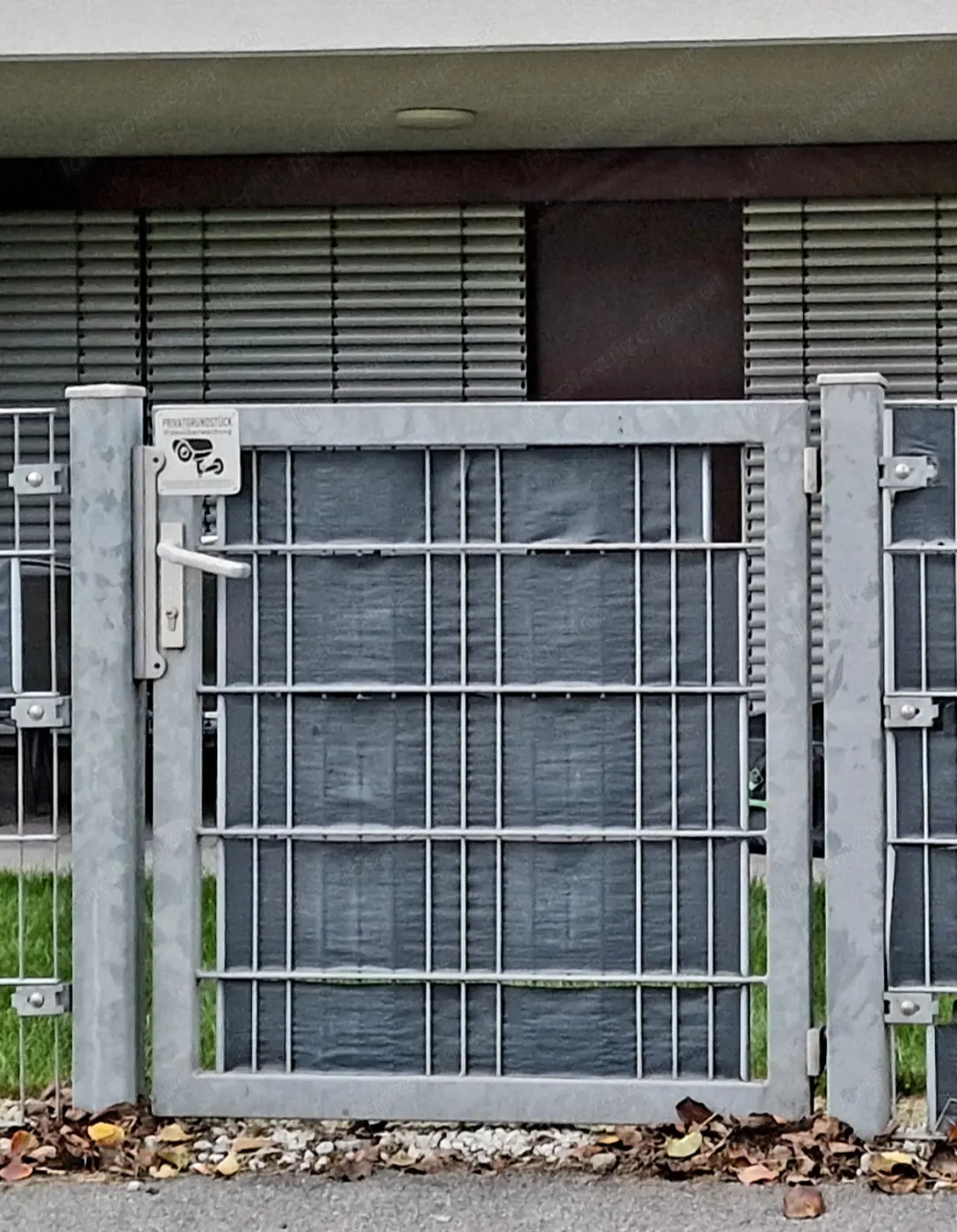 Doppelstabmatten Tor 100 cm x 100 cm   Zaun   Türe