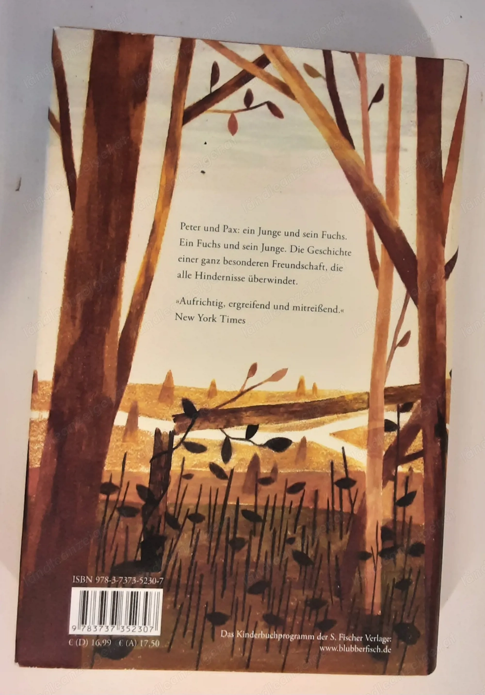 Buch:  Mein Freund Pax 