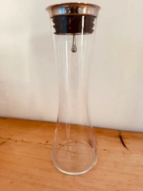 Glaskaraffe   Wasserkrug