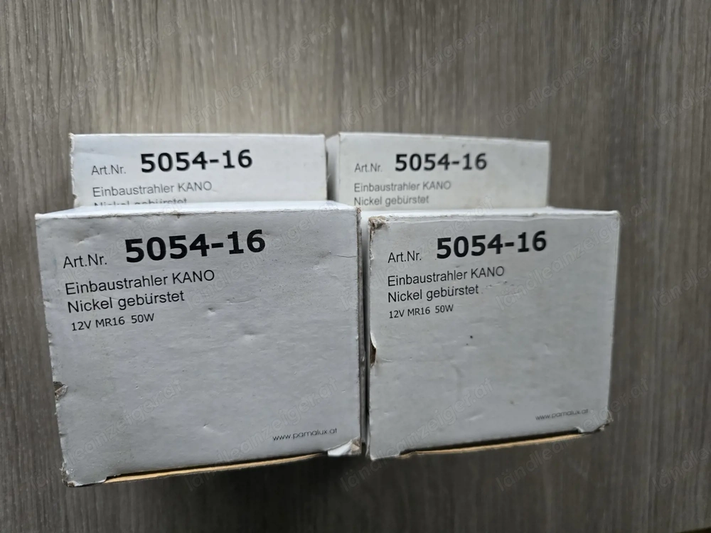 KANO Spot Einbauleuchte Nickel gebürstet 5054-16