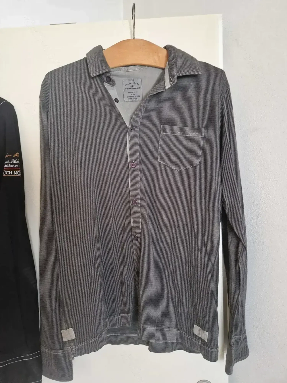 Langarmhemd Tom Talor Grau