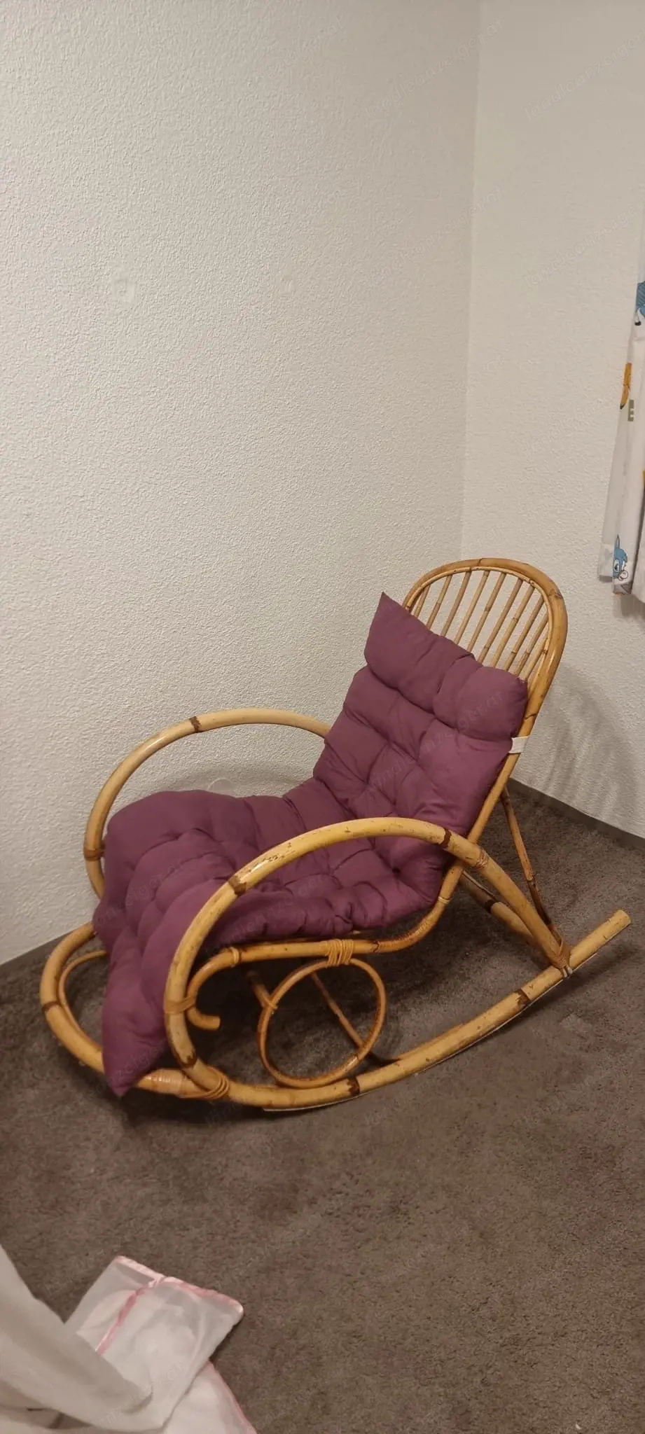 Rattan Schaukelstuhl