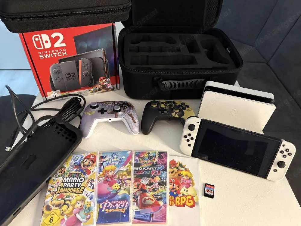 Nintendo Switch 2 & Nintendo Switch OLED+ spiele+ zubehörpaket