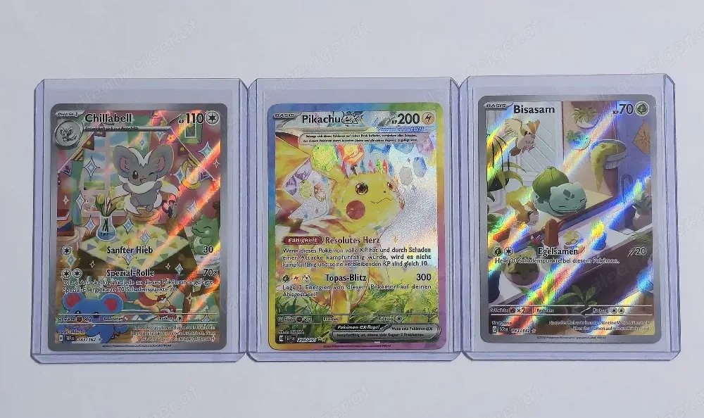 Pokémon Sammlung - Pikachu ex SSP 238 191 - Near Mint bis Mint - Komplettpaket für Sammler (Preis VB
