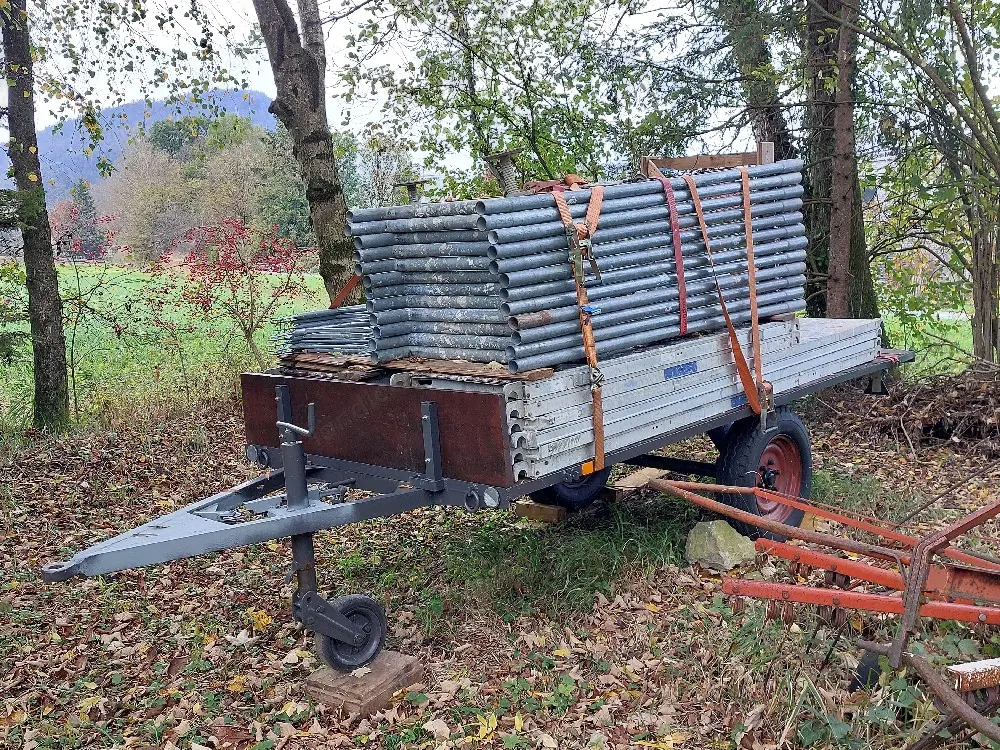 Gerüst mit Anhänger
