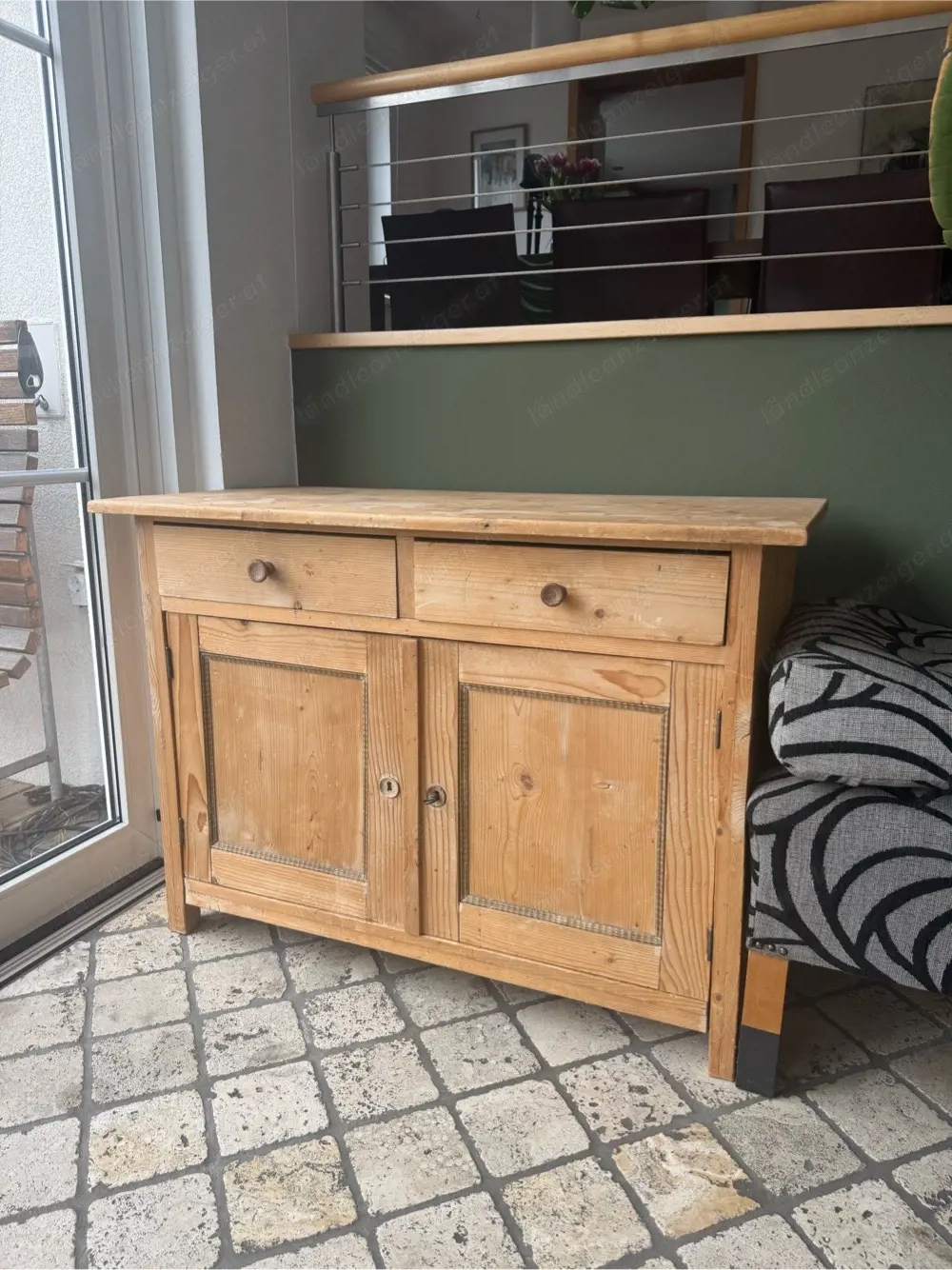 Antiker Vollholz Kasten