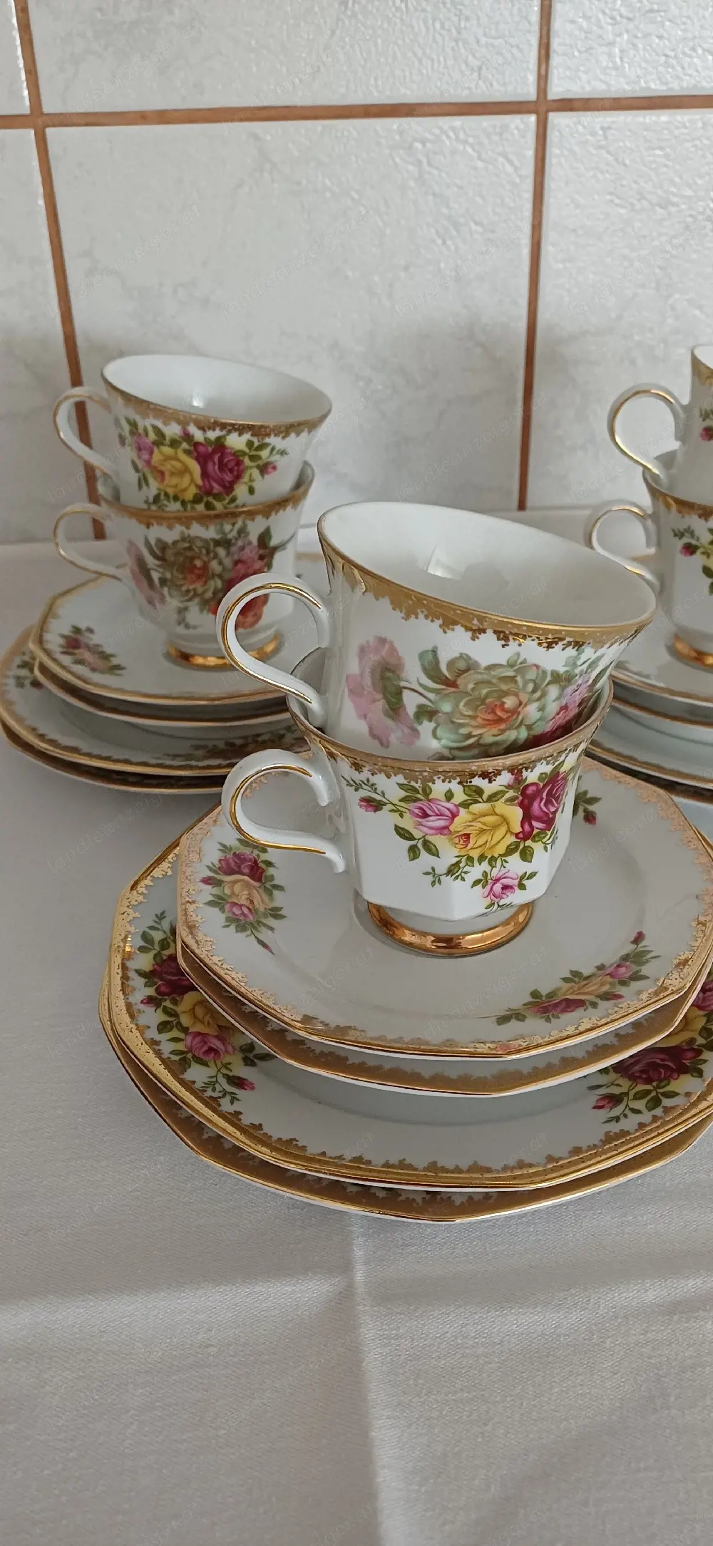 wunderschönes Winterling Kaffeegeschirr 