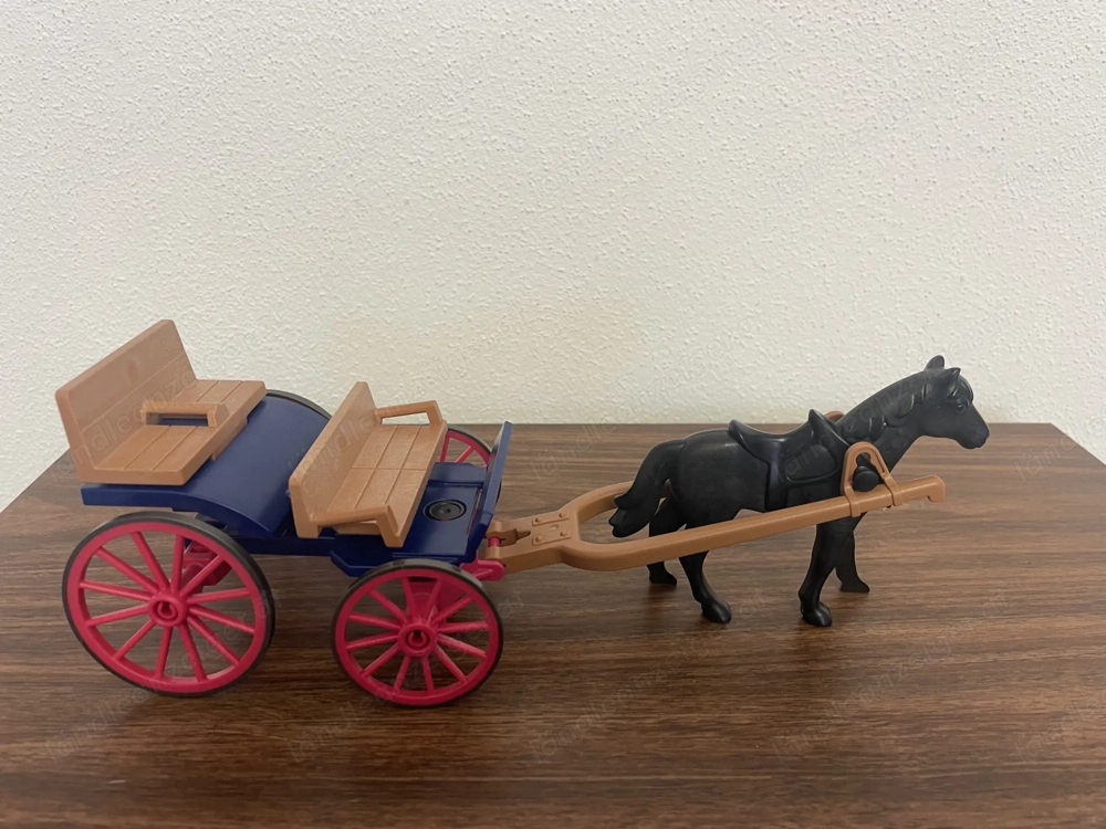 Playmobil Kutsche + Pferd