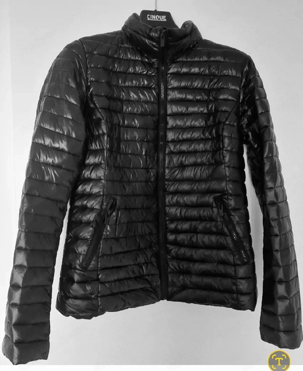 Winter bzw. Ganzjahresjacke wattiert, schwarz