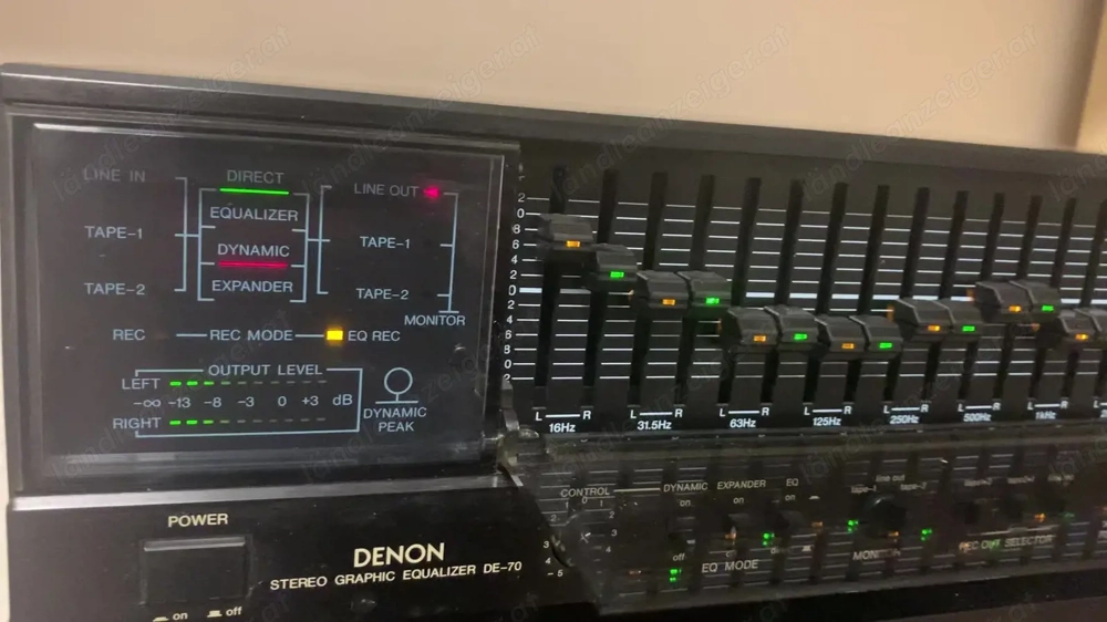Denon DE-70 Equalizer | Der seltenste