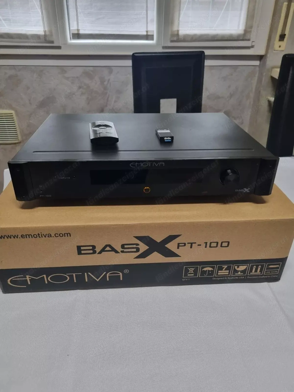 Emotiva PT-100 BasX  Preamp Stereo DAC Tuner  Bluetooth Tone control