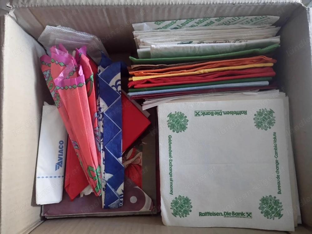 Nostalgische Servietten Sammlung