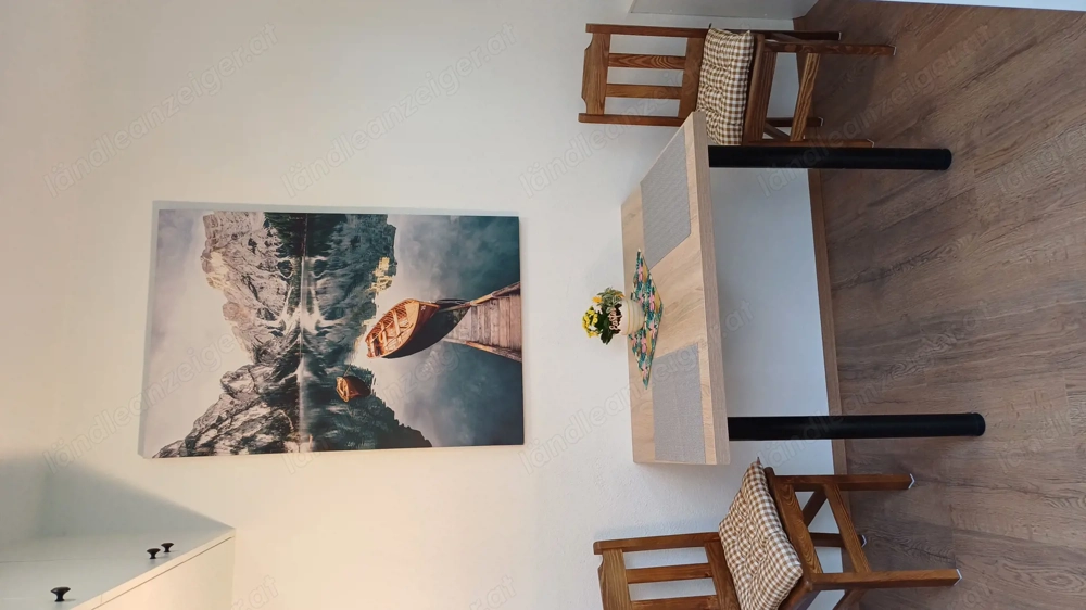 In Fußach, Vorarlberg, steht eine möblierte Einzimmerwohnung zur Verfügung. Als Mietkaution sind 850