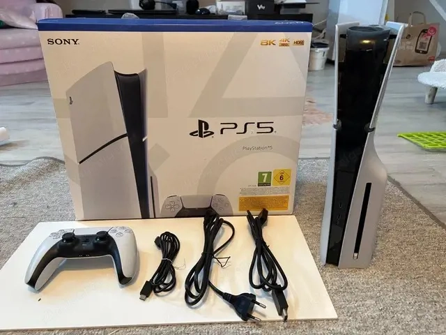 PlayStation 5 Slim Disc Edition 1TB mit Controller, OVP