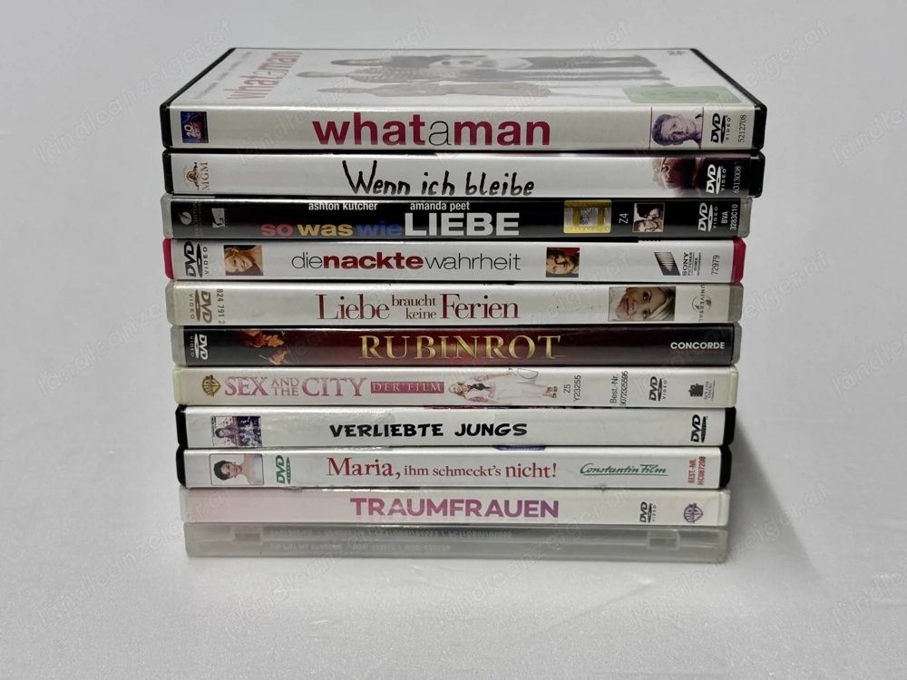 DVD Set: Romantische Komödie Zu Verkaufen