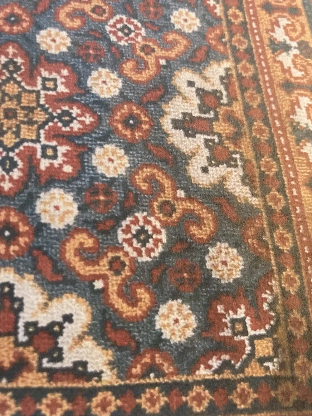 Wollteppich 260x160 handgemacht