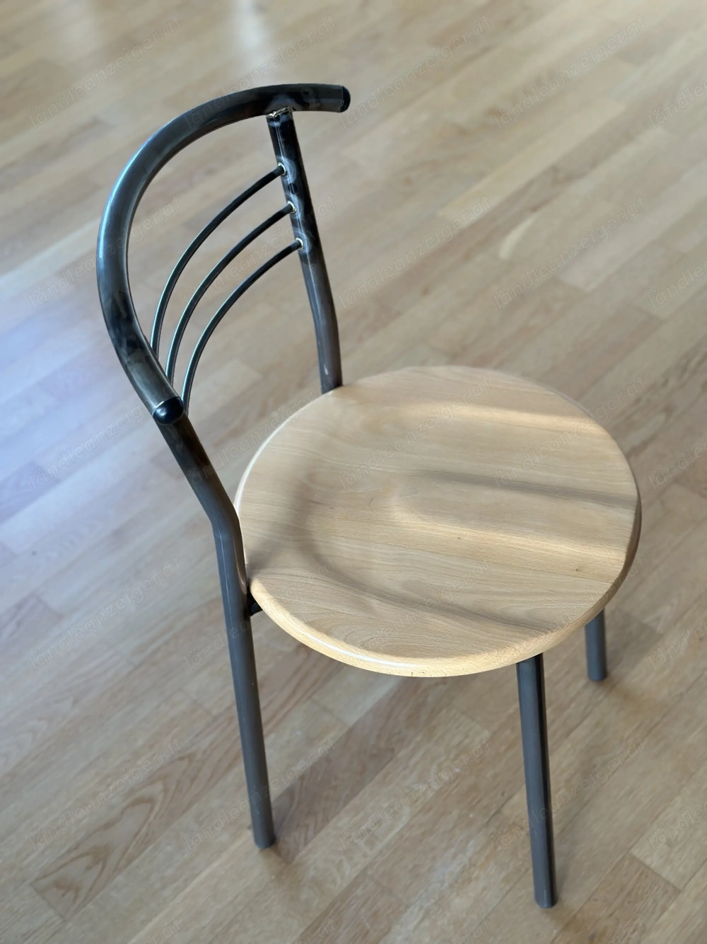 Holz-Metall Sessel - 2 Stück