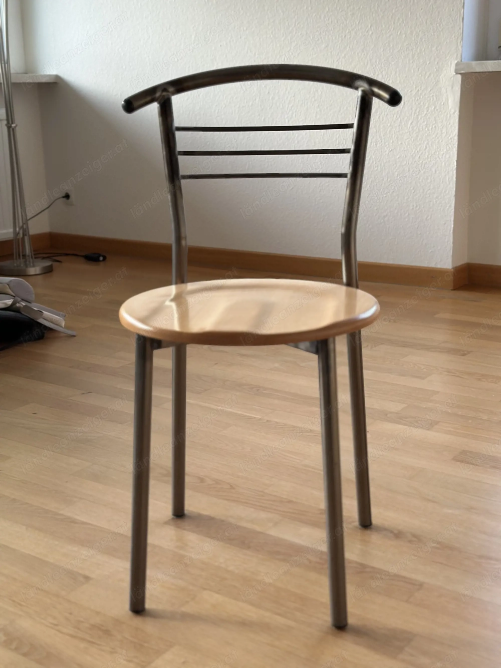 Holz-Metall Sessel - 2 Stück