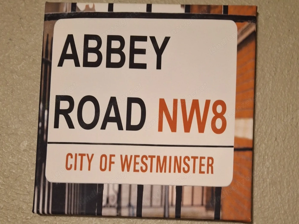 Leinwandbild Abbey Road 23x23cm