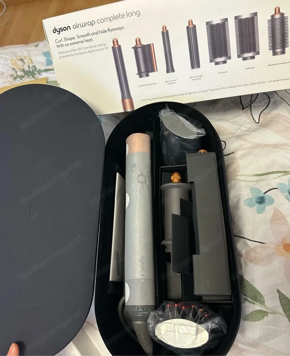 Dyson Airwrap Complete Long   Grau Gold   NEU