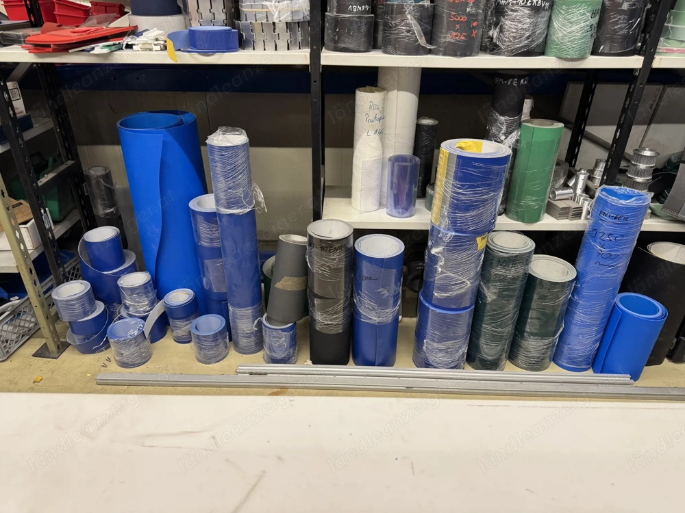 Förderbänder -Rundriemen - Zahnriemen -Antriebsriemen -Restmaterial und Neuwahre 