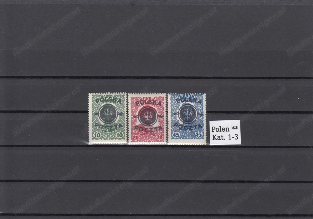 10 Sätze Polen Sammlung Postfrisch bis Falzmarken 1918 19 ab 10.-