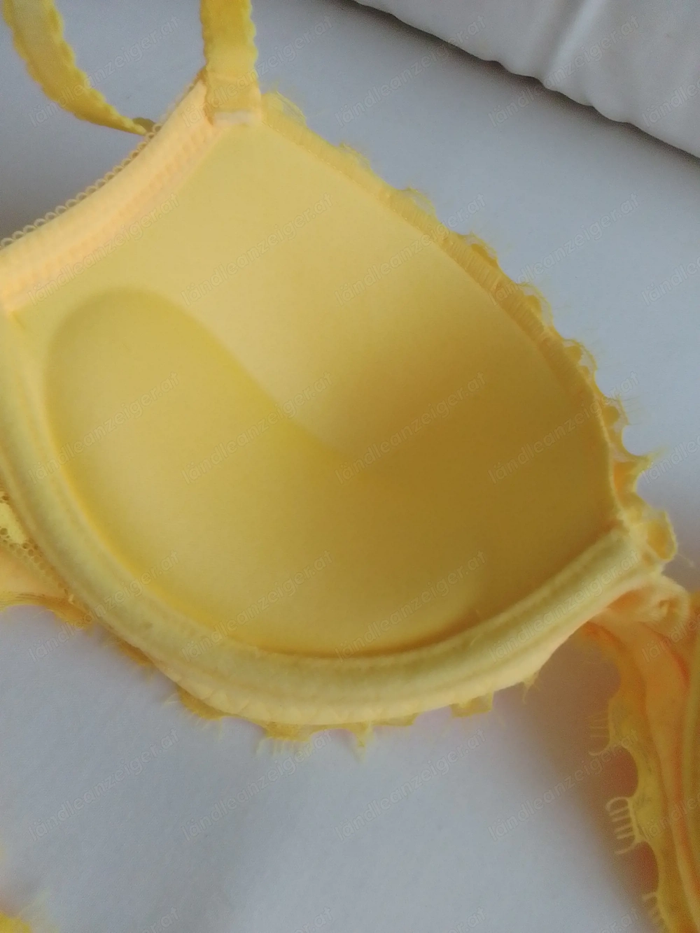 Traum in Zitrone gelb Dessous Set Gr 75B XS