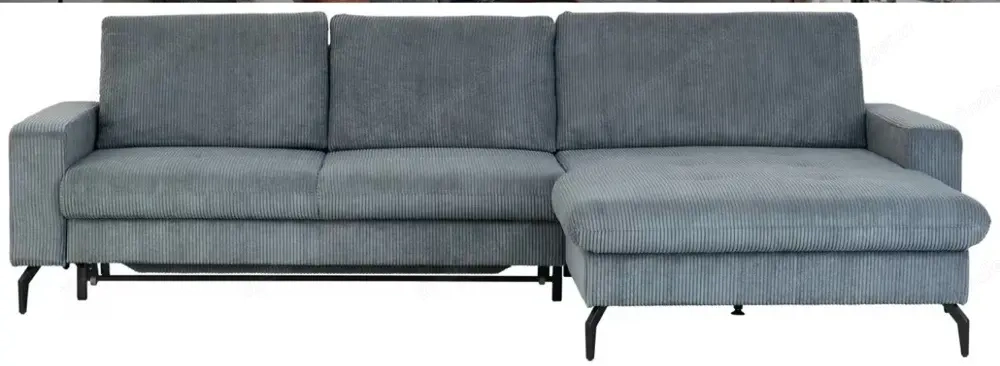 Venda Ecksofa in Cord Graphitfarben XXXLutz