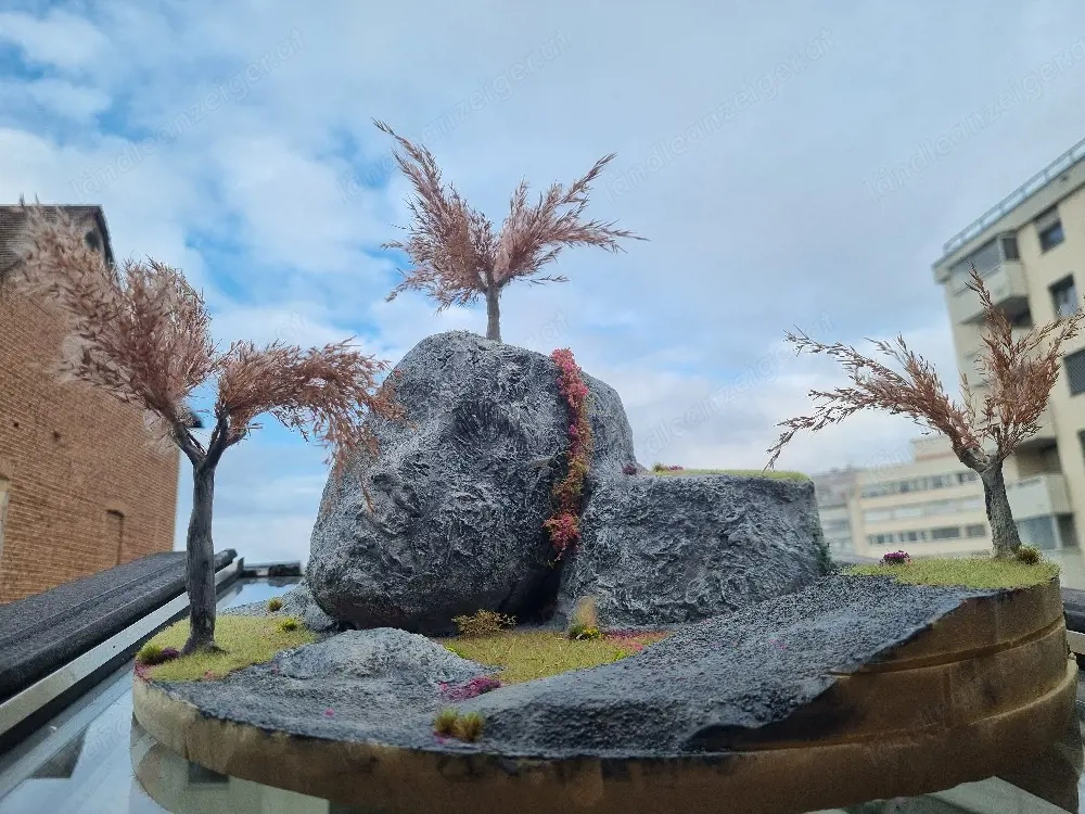 Künstlerische Fantasy Miniatur Diorama detalierte Handmade Szene 