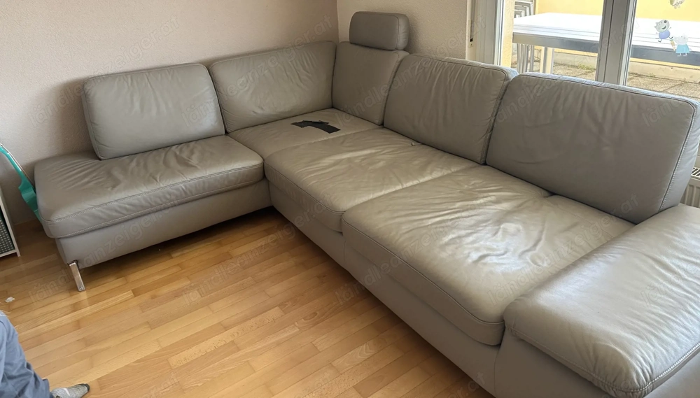 Couch (Echtleder) GRATIS abzugeben!