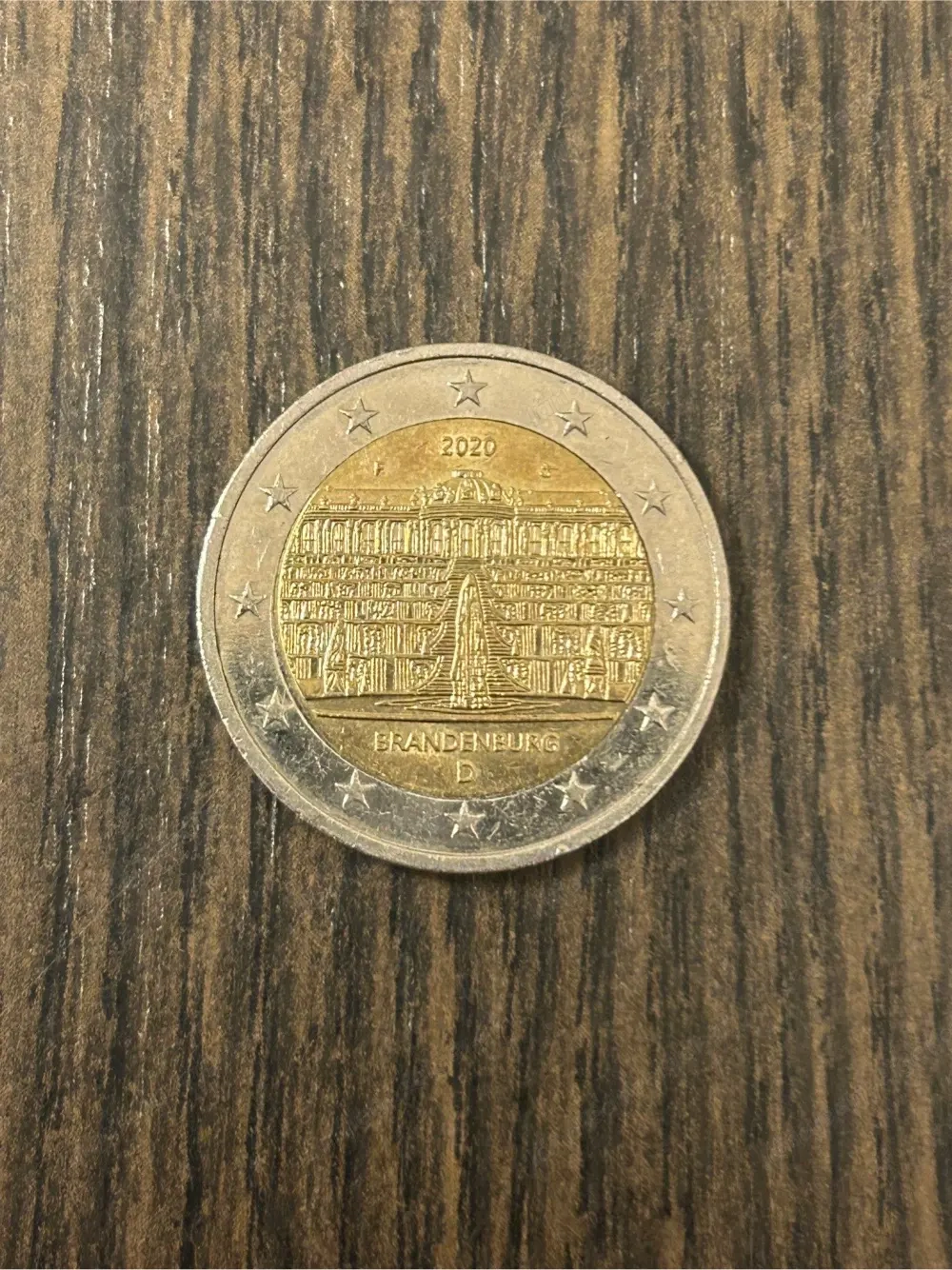 2 Euro Umlaufmünze Deutschland 2020 Brandenburg