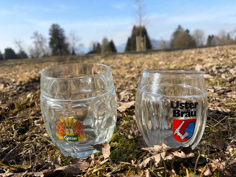 zwei Bierkrüge zu verkaufen