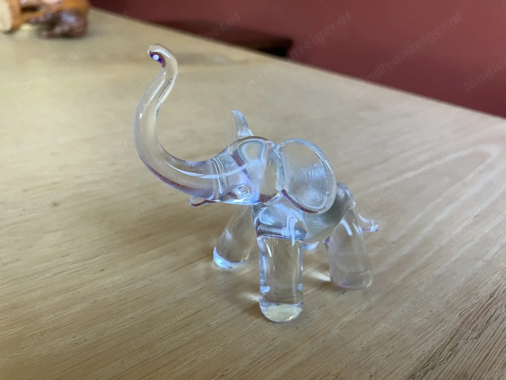 Elefantenfigur Muranoglas 