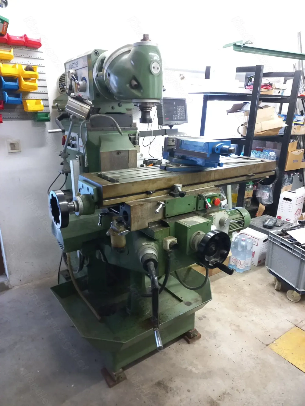 Fräsmaschine Metall Bearbeitung Bohren Digitalanzeige