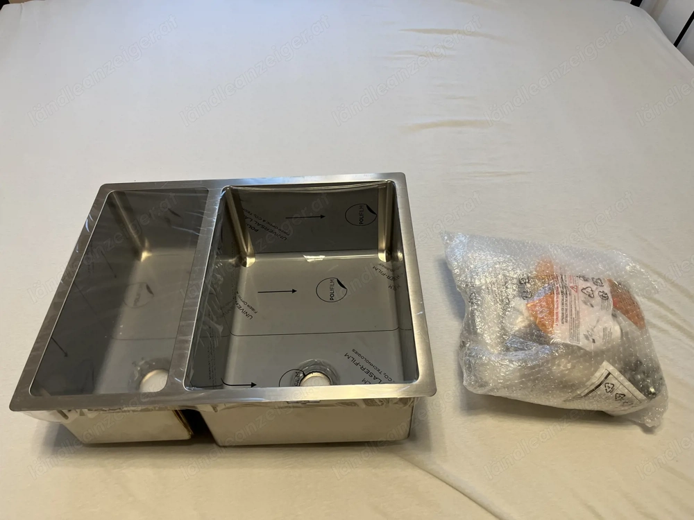 Einbauspüle Edelstahl Corno Piu 