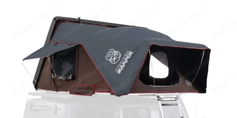 Dachzelt Ikamper 2.0 mit Markise und viel Zubehör