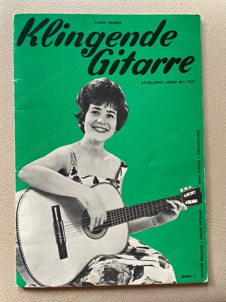 Musiknoten für Gitarre Lieder