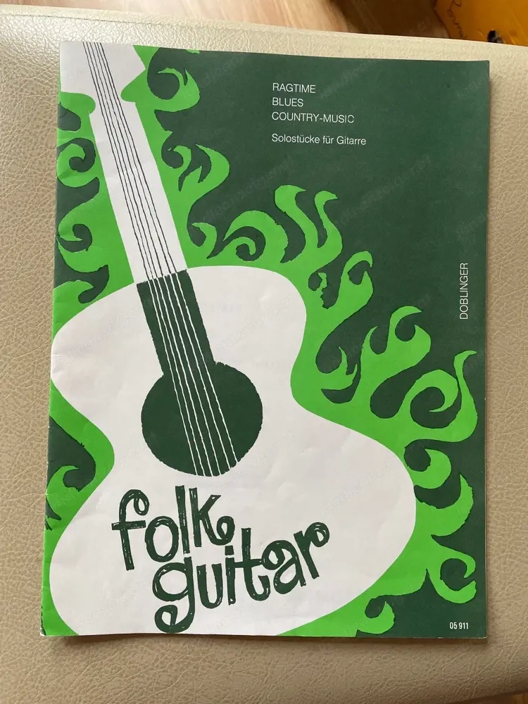 Musiknoten für Gitarre