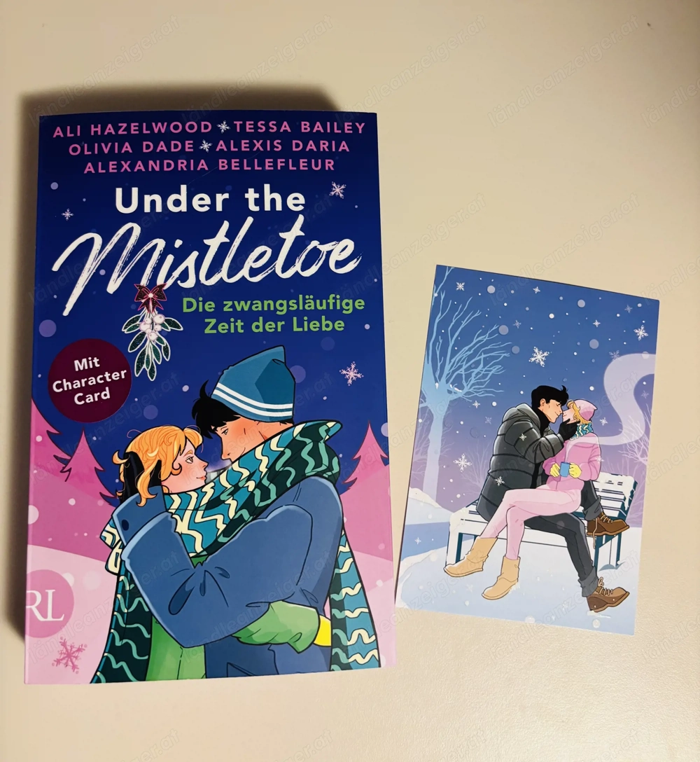 Buch: Die zwangsläufige Zeit der Liebe mit Character card